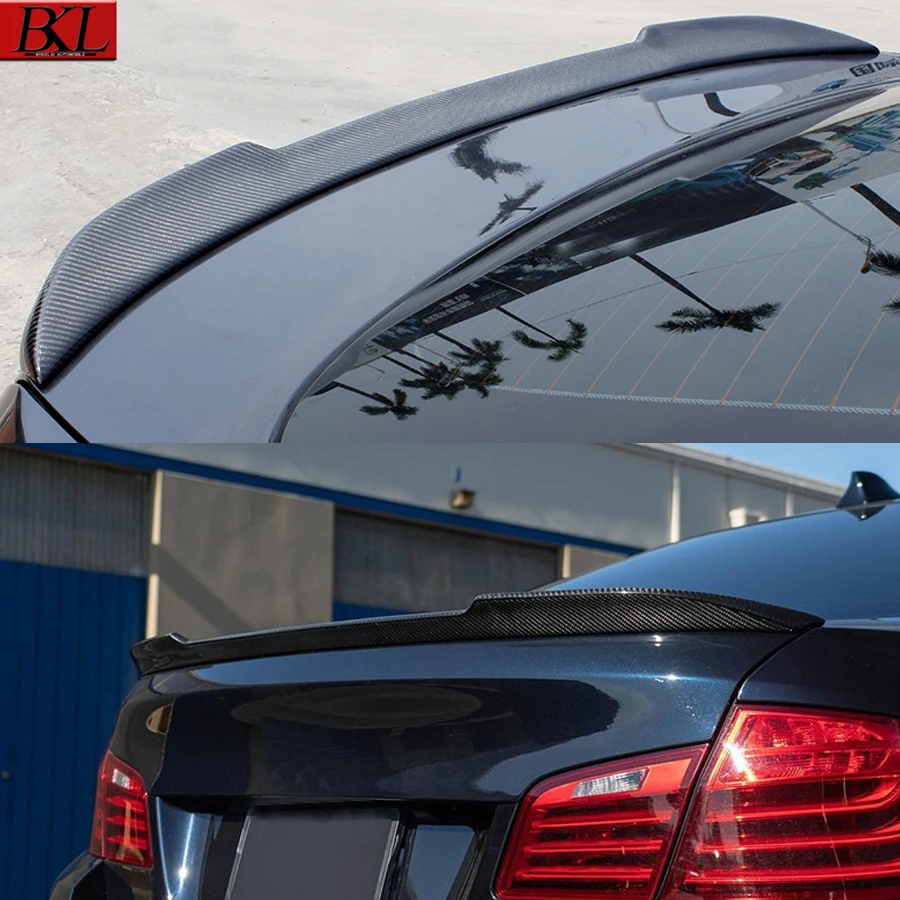 

For BMW 5 Series F10 F18 520i 530i 525i Carbon fiber rear wing rear spoiler splitter duckbill car rear wing modified rear wing