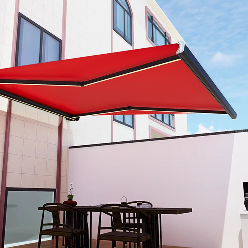

Выдвижная маркиза Открытый водонепроницаемый навес Балконная маркиза Полная коробка электрическая маркиза для патио