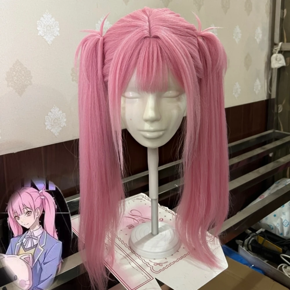 Li Tianchen Li Tianxi Cosplay Wig Detachable Ponytail with Jaw Clip Rose Net Cap Heat Resistant Synthetic Fiber Wig Halloween