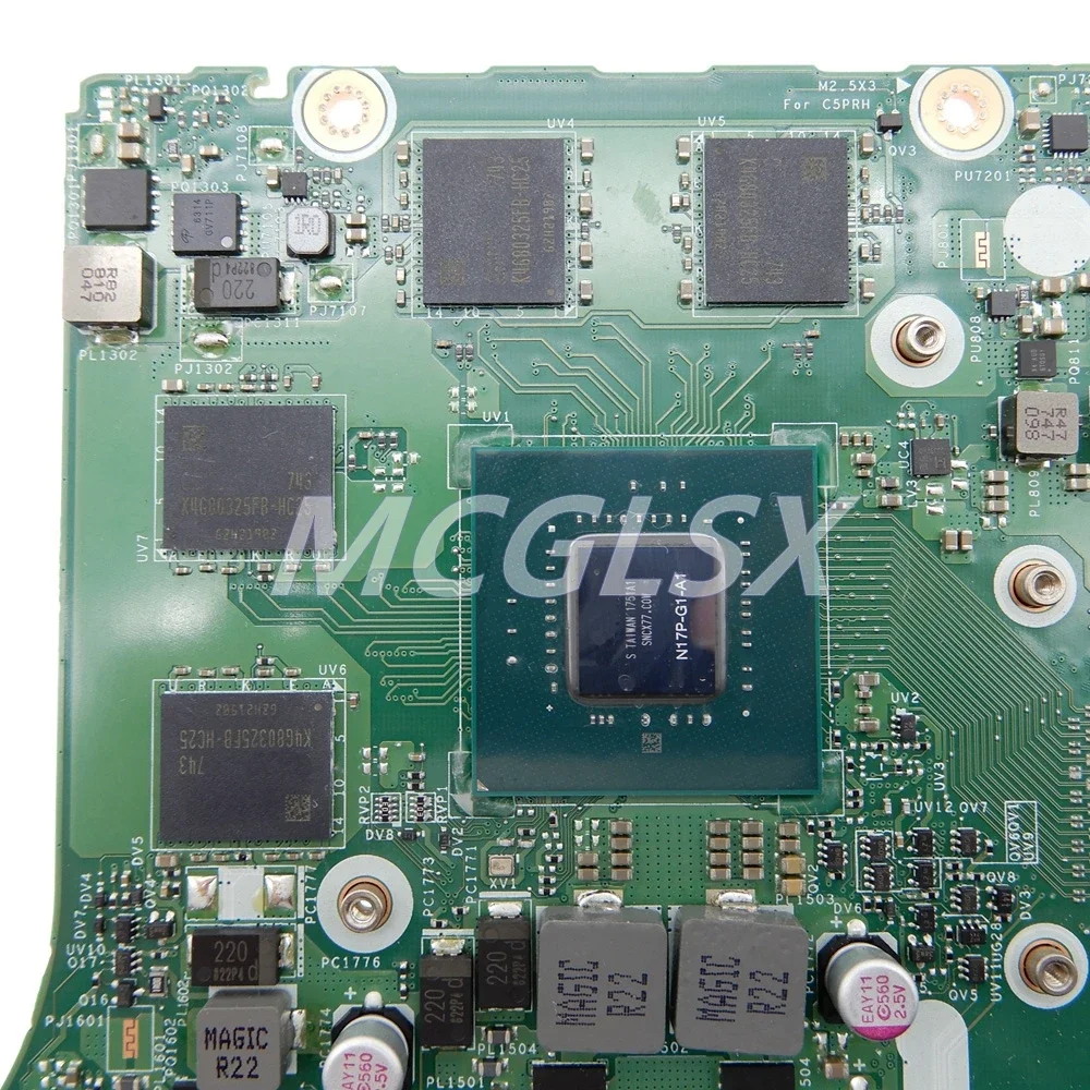 A715-71 Laptop Motherboard For ACER Aspire A715-71G A515-51 C5MMH / C7MMH LA-E911P Mainboard i5 7300 GTX1050Ti USED