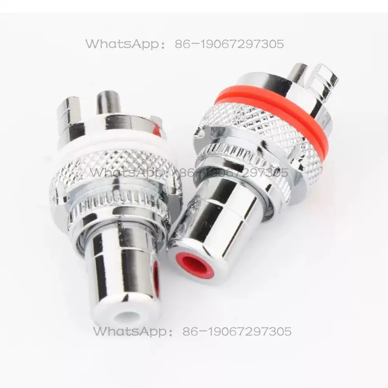 Rhodium-plated Female Seat, Audio Amplifier Seat, Fever-plated Rhodium-plated Signal Terminal