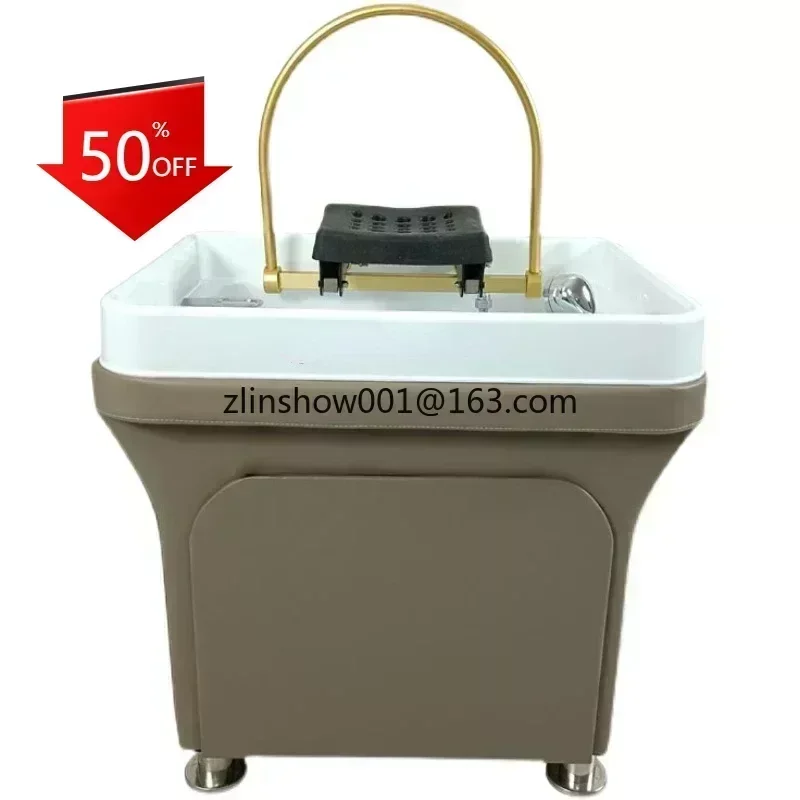 

Free Shipping Head Treatment Fumigration Spa Machine Mobile Shampoo Basin Beauty Salon Ear Cleaning Water Circulation