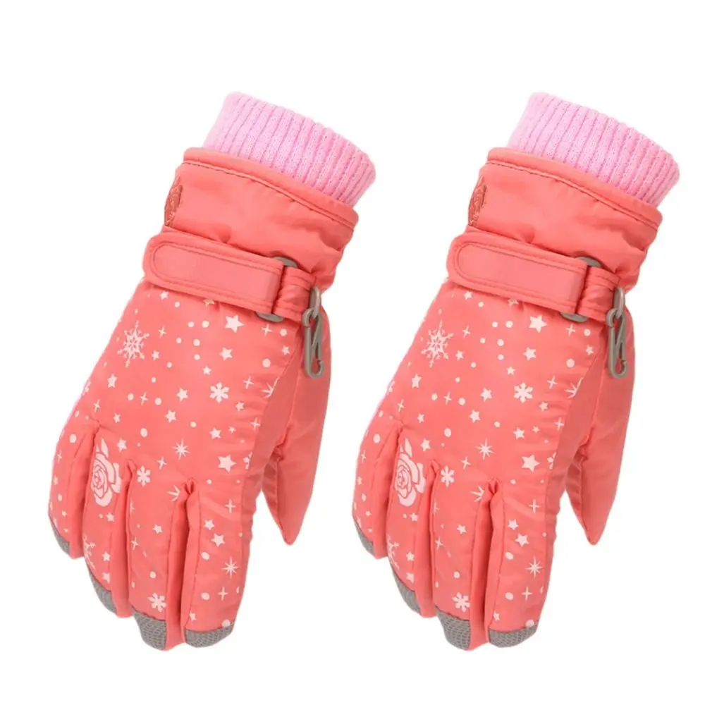 

Thicken Warm Waterproof Snow Snowboard Kids Cycling Gloves Ski Children Skiing Gloves Outdoor Sports Mittens