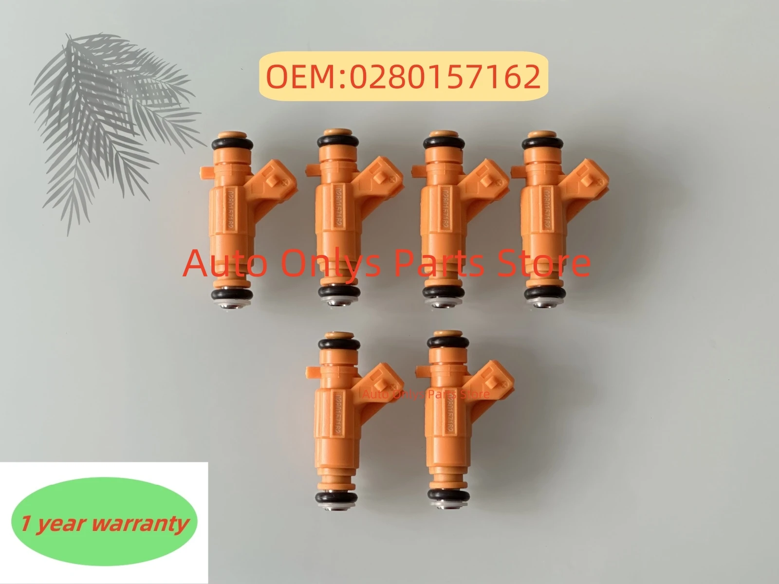 

6 шт. новая 0280157162 топливная форсунка для Ford Kai/ Fiesta/Ecosport 1,5/1,6 16 В, высококачественные автомобильные аксессуары