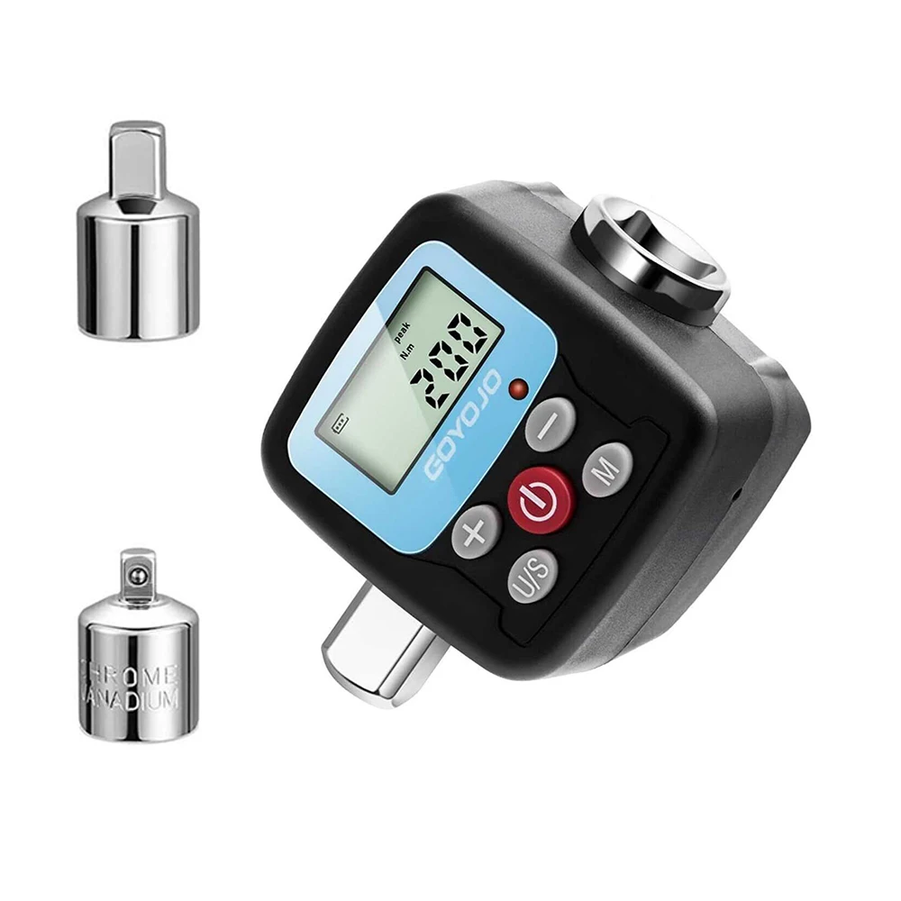 High Precision Torque Adapter Square Drive 1/2''1/4'' 3/8'' Digital Torque Wrench Bike Car Repair Electronic Torque Meter