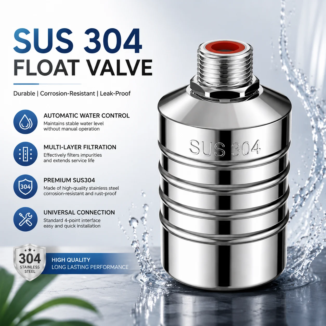 valvula-de-boia-de-aco-inoxidavel-304-1-2''-3-4''-com-controle-automatico-de-nivel-de-Agua-para-tanque-torre-de-Agua-oem-vertical