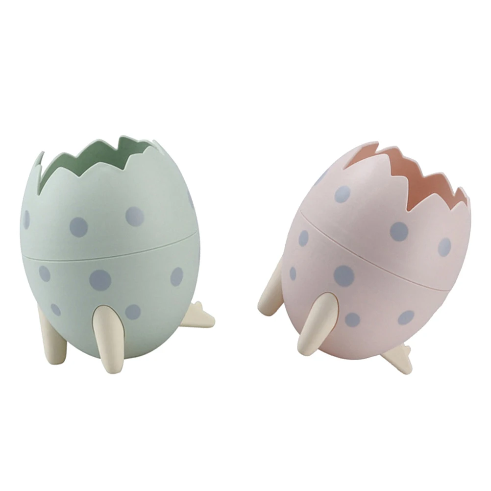 

2Pcs Dinosaur Pen Holder Desktop Storage ganizer Nontoxic Pen Storage Bucket Perfect Gift Desk Neat Clean