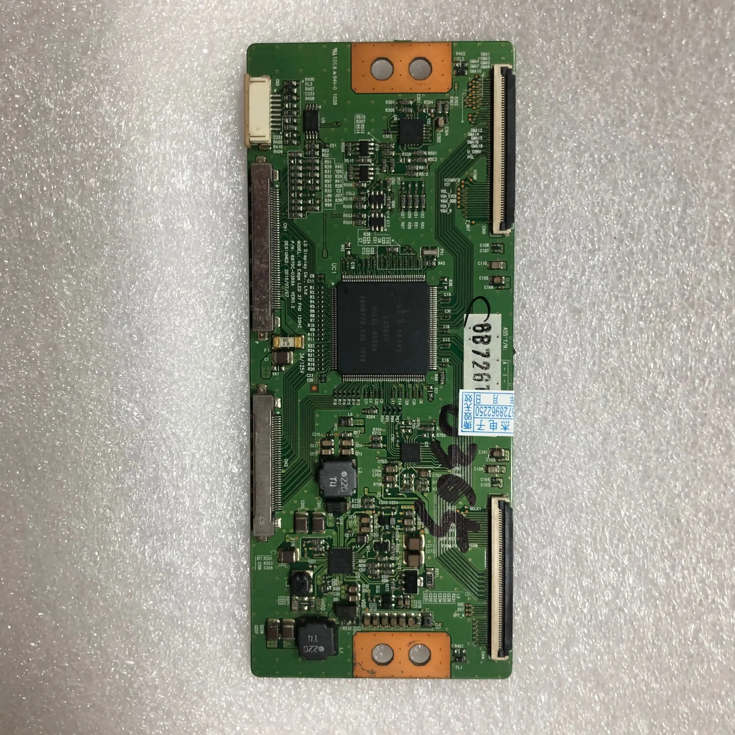 

free shipping original 100% test for LG V6 37 FHD 120HZ 6870C-0365A 6870C-0365B logic board