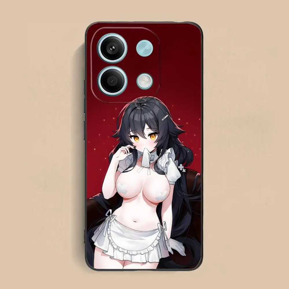 Azur Lane Azuma حافظة هاتف محمول لهاتف Xiaomi Redmi Note 14 13 12 11 S Pro Plus 4G 5G غطاء حماية ملون فاخر للهواتف المحمولة
