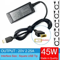 20V 2.25A Laptop AC Adapter Charger for Lenovo ADLX45NDC2A ADLX45NAC3A ADLX45DLC2A ADLX45DLC3A ADLX45DLC3A ADLX45NCC2A