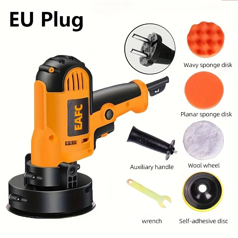 EAFC Electric Car Polisher Machine Auto Polishing Machine Adjustable Speed Sanding Waxing Tools Car Accessories Powewr Tools