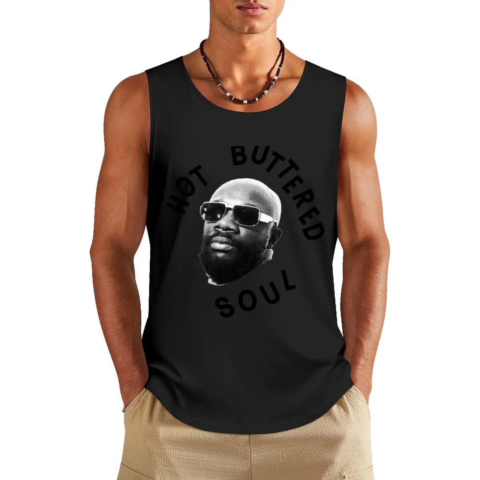 

Buttered Tank Top summer Men's tops Men's gym articles men clothings Top