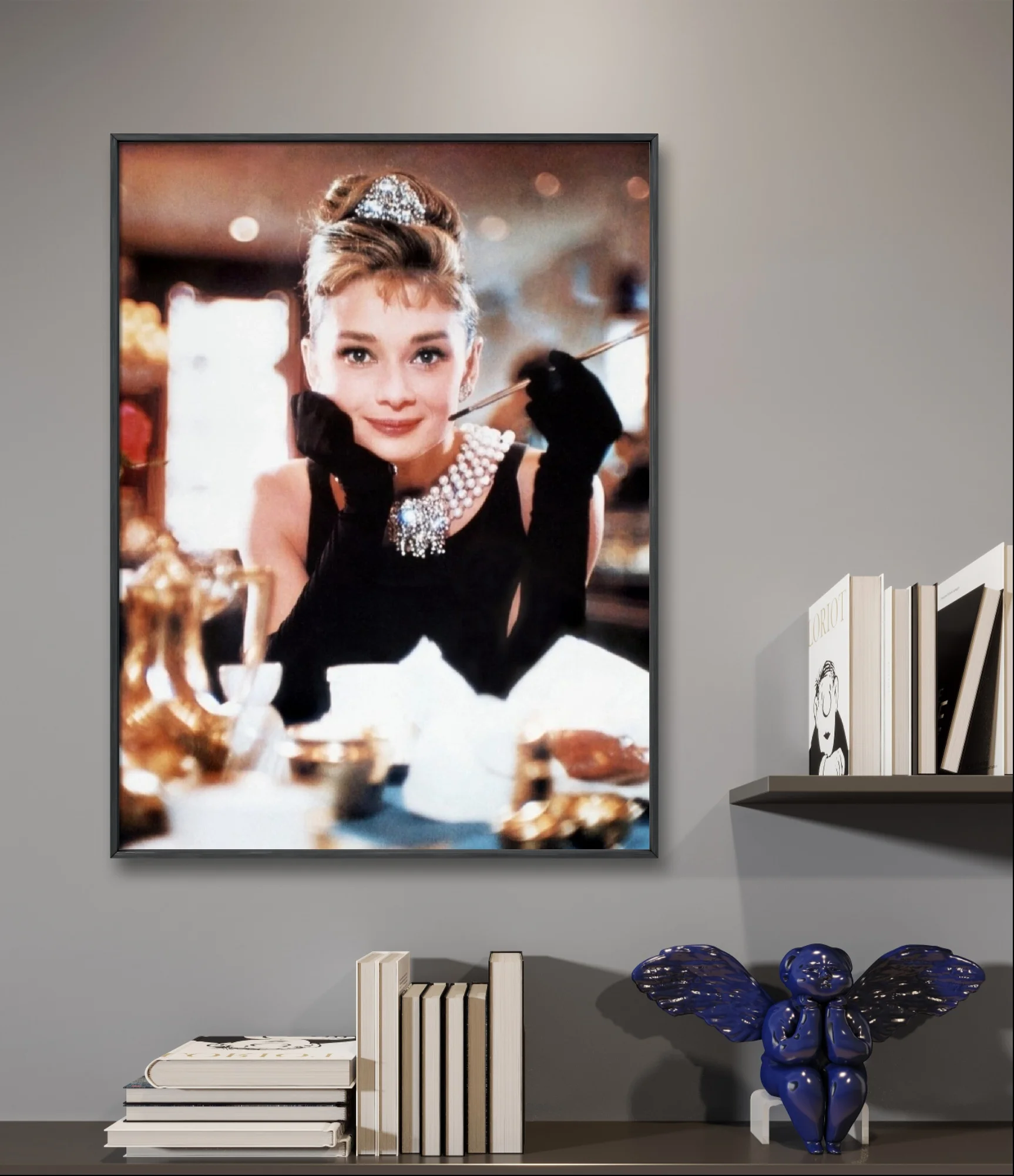 Audrey Hepburn pittura diamante colorato Movie Star Poster fatto a mano fai da te diamante ricamo mosaico 5D Wall Sticker Home Decor