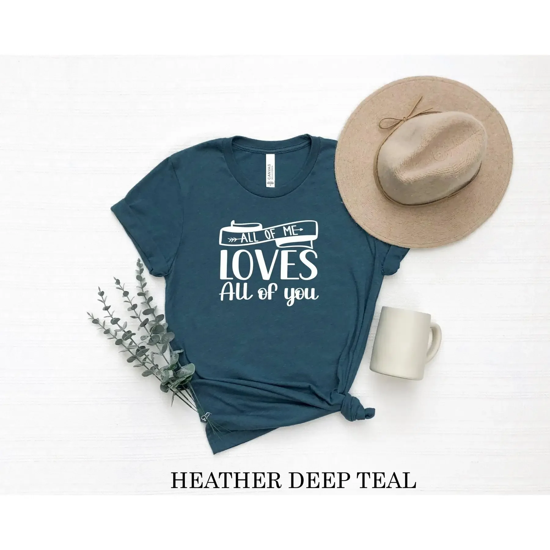 

All Of Me Loves You Valentines Day For Women Love T Shirt Her Valentine'S Gr39