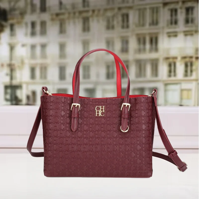 

CHCH Carolina Herrera Women's Handbag Luxury Handbag Classic Brand Fashion PU Multifunctional Vintage Ladies Bolsos Mujer