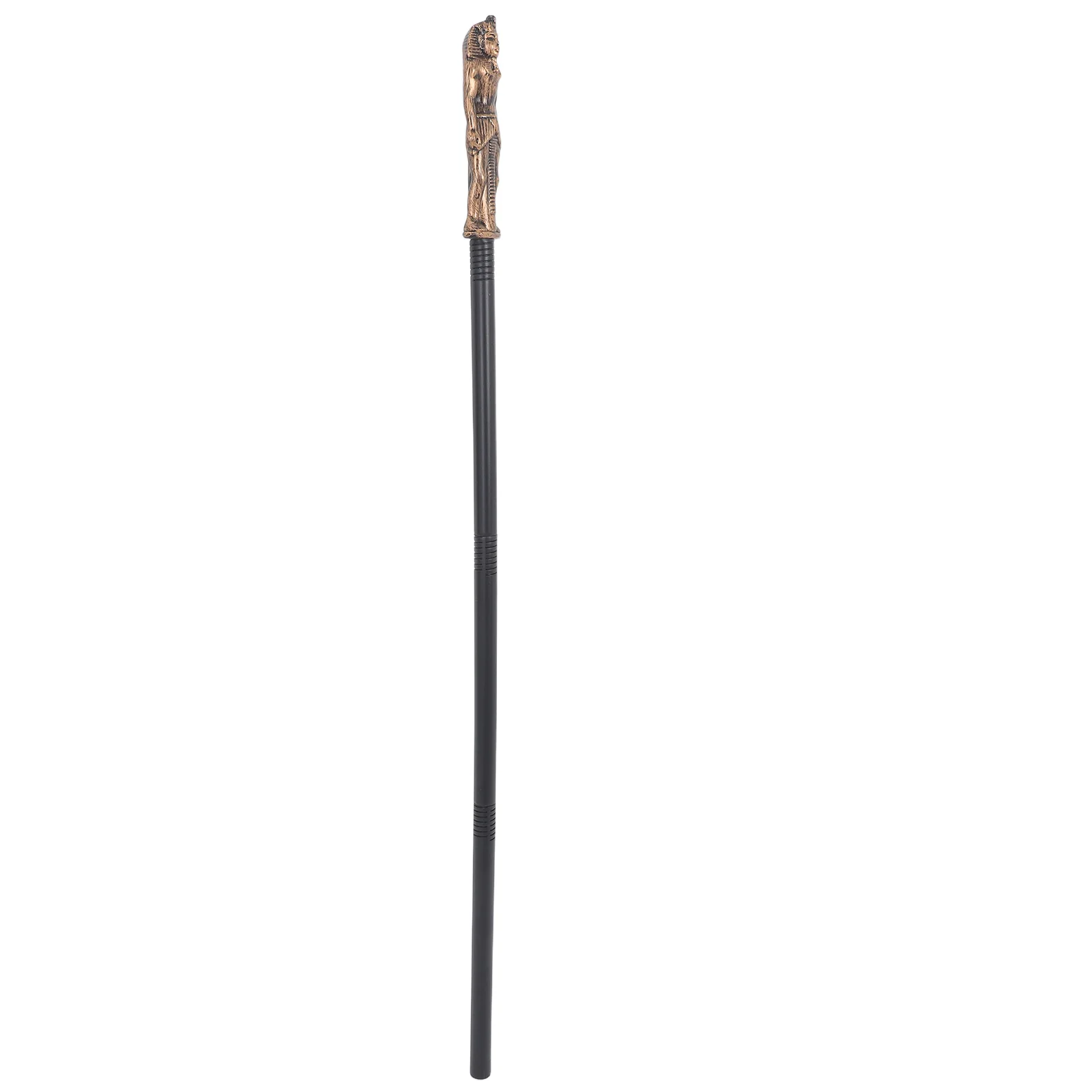 

Party Dress up Stick Cane Cosplay Scepter Ancient Plastic Costume Accessory Wizard Staff Prop Halloween Adjustable Length Safe