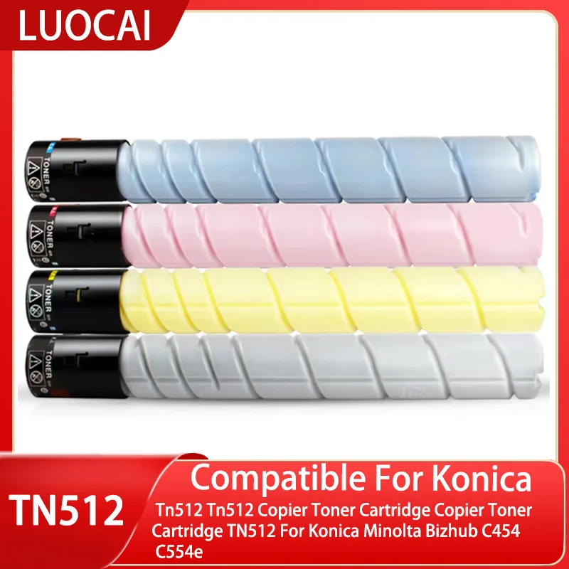 Big Capacity Tn512 Copier Toner Cartridge Copier Toner Cartridge TN512 For Konica Minolta Bizhub C454 C554e