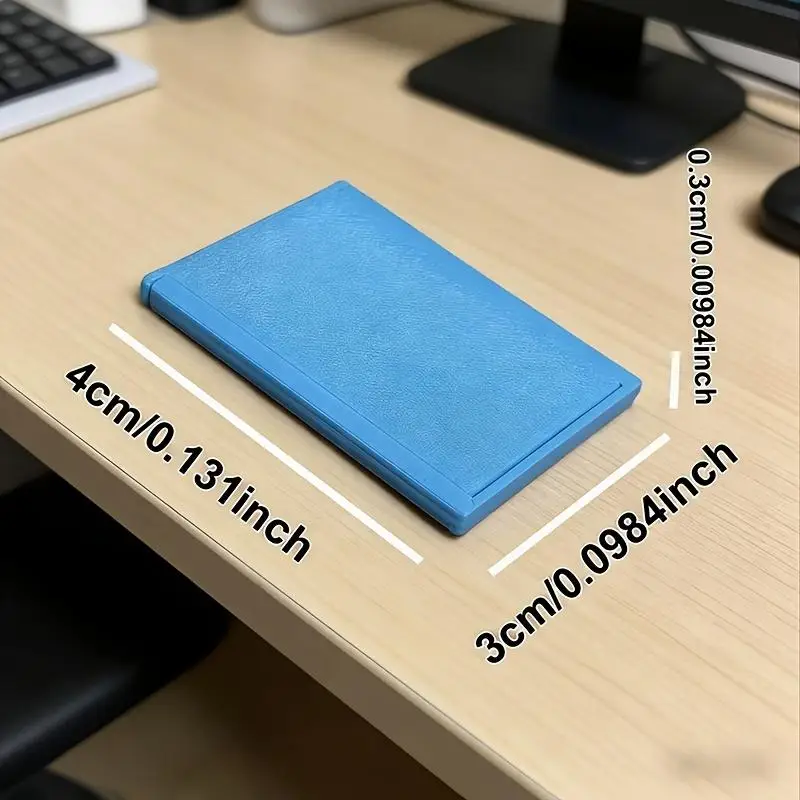 Portable PLA SIM Micro SD Card Storage Case With Eject Pin, Mini SIM TF Memory Card Organizer Holder Box 1/5Pcs Mixed Color view 3