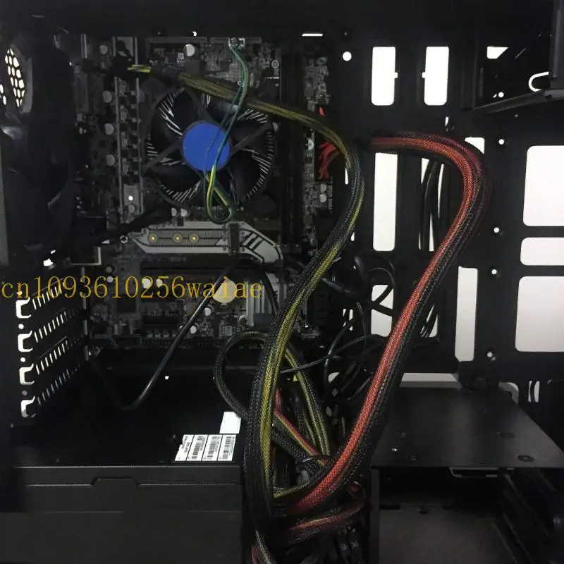 DC5521 auf 4-poliges PC-Lüfter-Verlängerungskabel mit Netzschalter und universeller Kompatibilität aus 310 mm PVC-Material