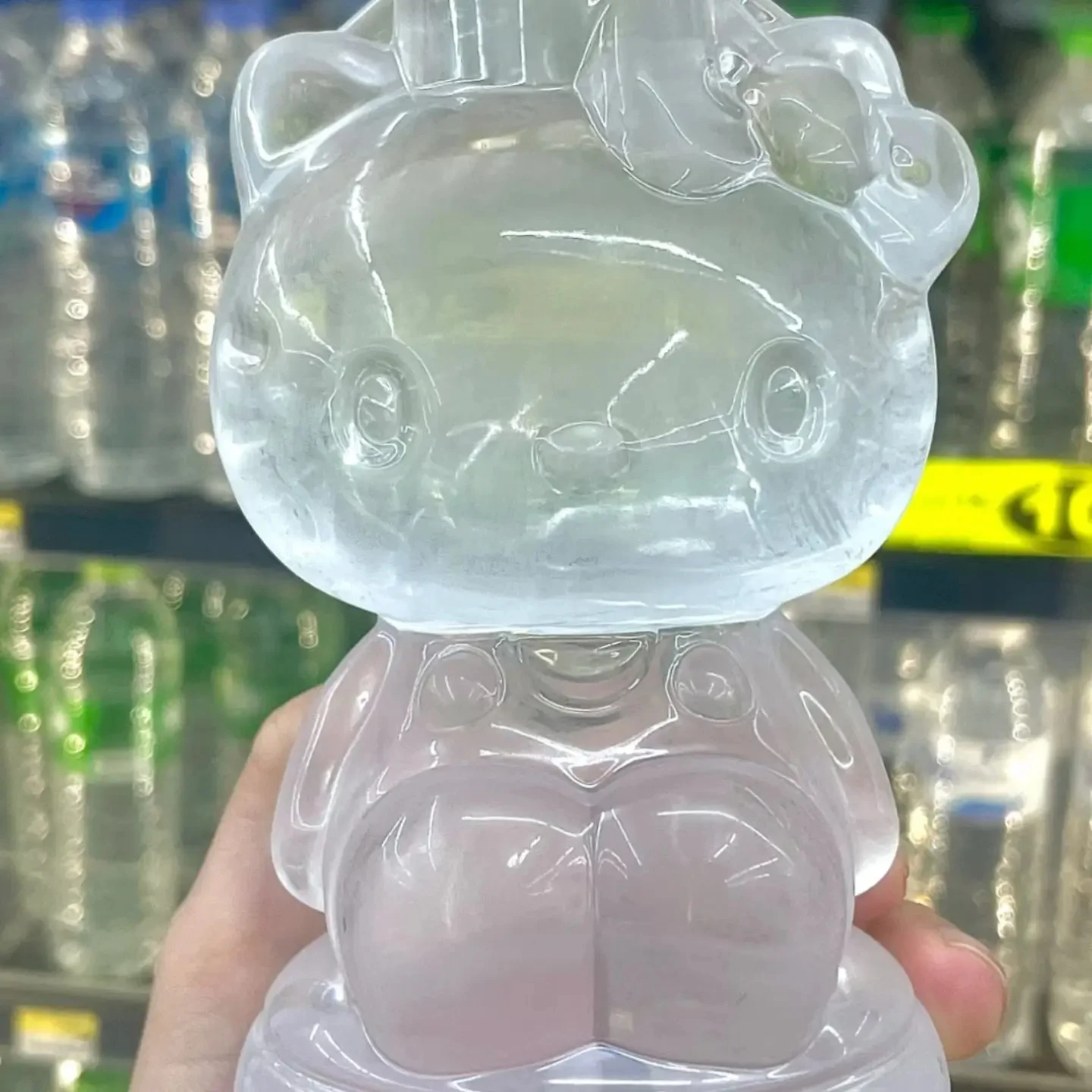 Miniso botella de agua de Hello Kitty, taza de bebida portátil de dibujos animados, gran capacidad, para niños y niñas