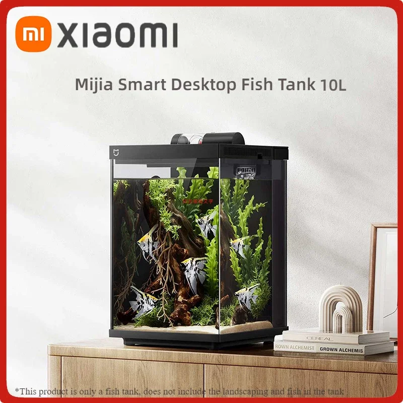 XIAOMI MIJIA Smart Desktop Fish Tank 10L Remote Feeding Via APP Professional Filtration System Work with Mi Home