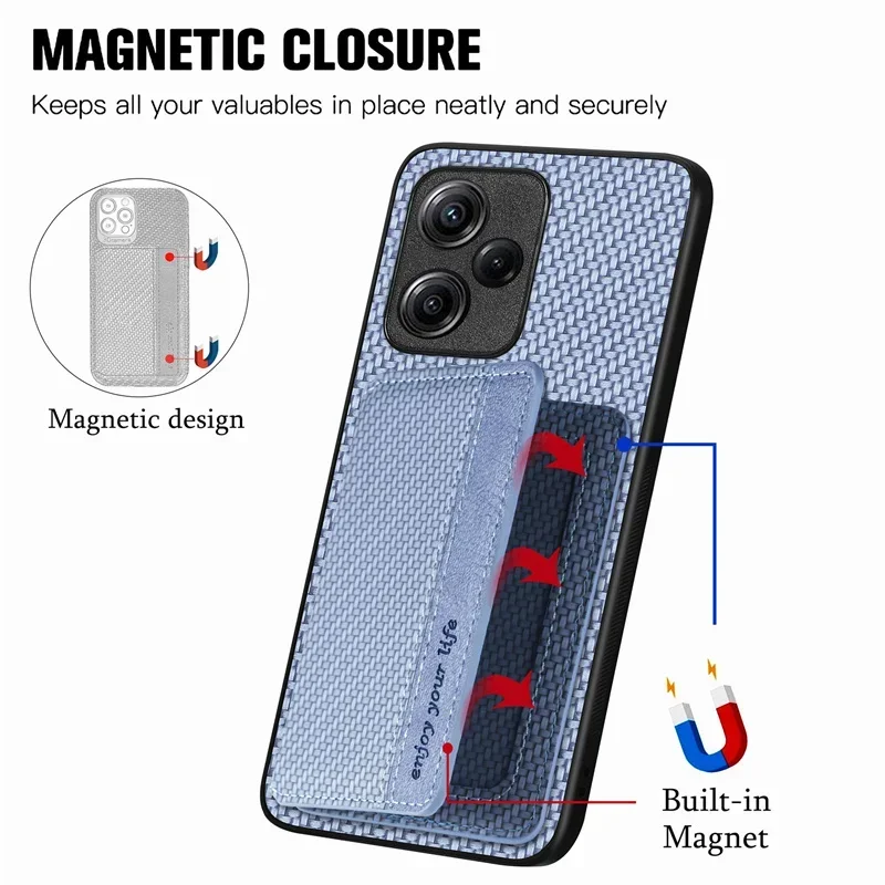 Cover posteriore per Xiaomi Redmi Note 11 12 Pro Plus 5G Custodia in pelle RFID per Redmi Note 12 Turbo 12S 11T 11S 11E 10S 10T 9 Pro Funda