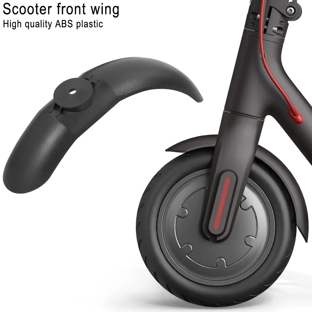 지지대 스탠드 미등 고무 캡 스티커 포함 타이어 전방 후방 펜더 높이 조절 패드 키트, 샤오미 M365 프로 1S 용, 10 인치 개조