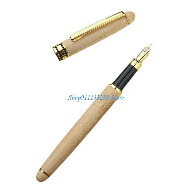 G88D Pen Fountain Pen Bamboo Pen Smooth Writing Pen Metal Ballpoint Pen