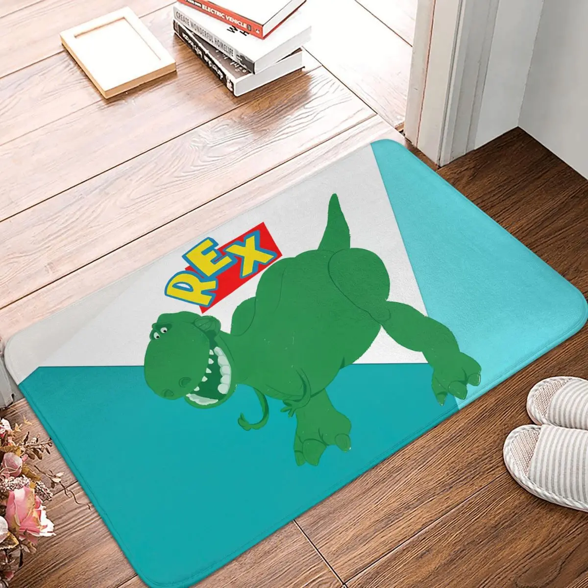 Toy Story Bath Mat Toy Dinosaur Sticker Doormat Kitchen Carpet Outdoor Rug Home Decor