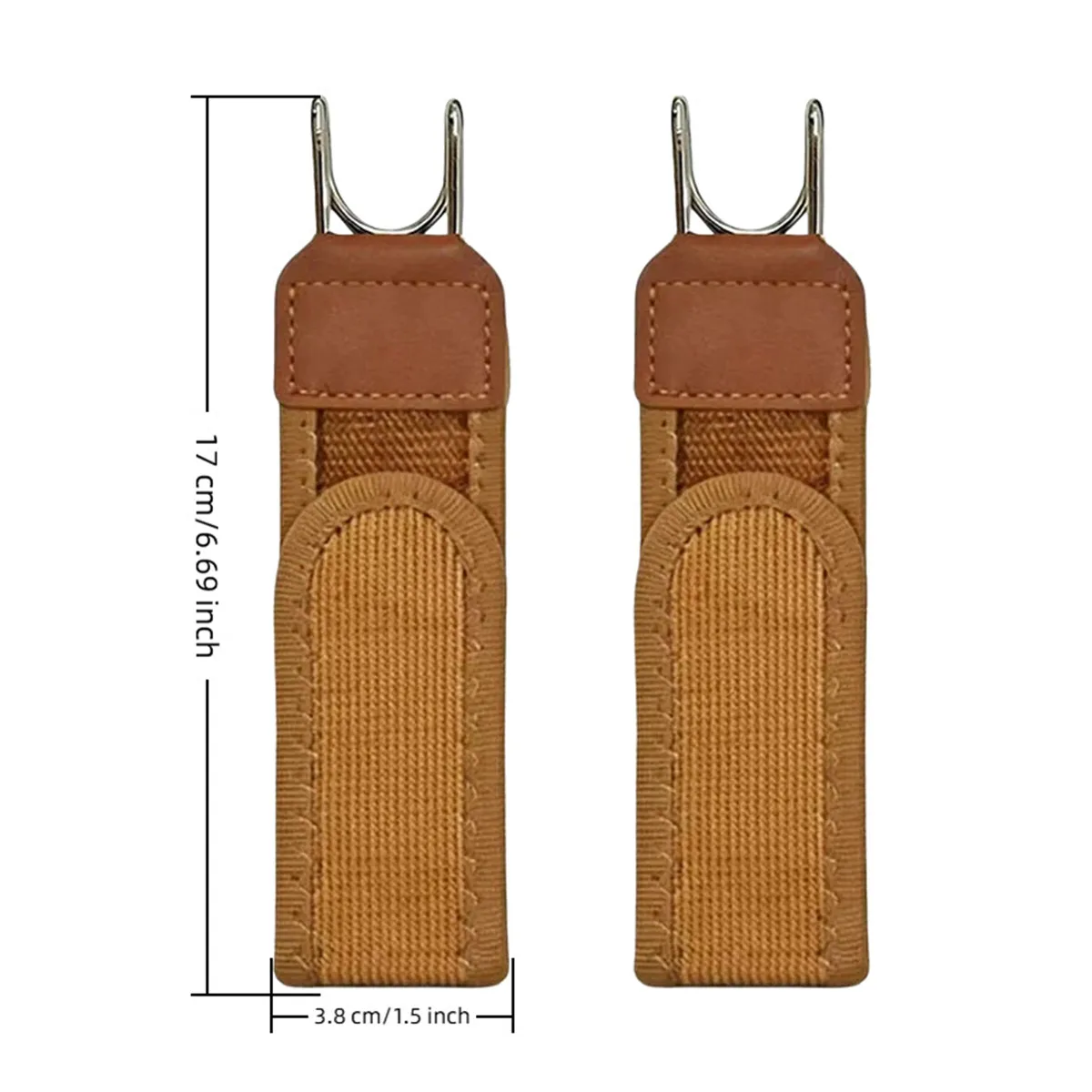 Unisex-Gürtel ohne Schnalle, verstellbarer, elastischer Bund, bequemer Metallhaken, neues modisches Accessoire für Damen und Herren. – Detail 3