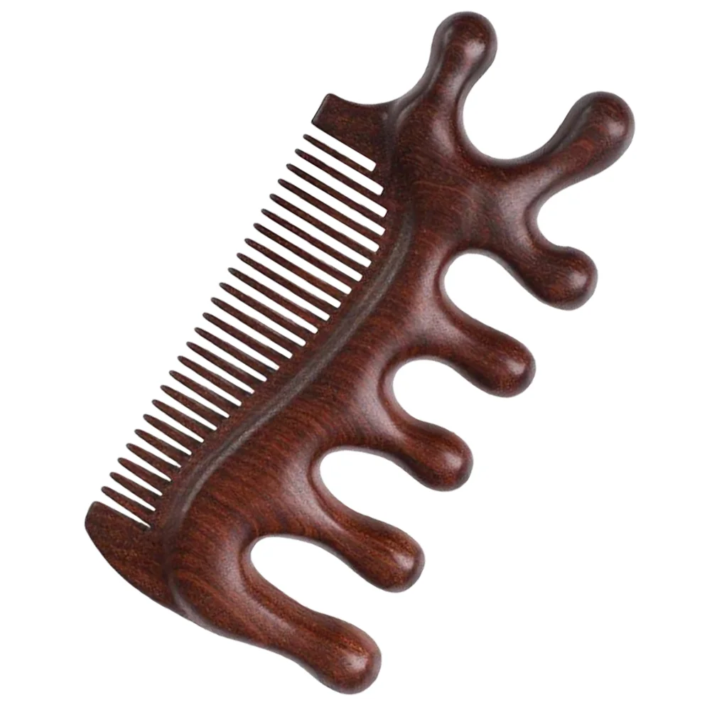 

Wood Comb Combs for Women Hair Curly Wide Manual Scalp Massagers Thick Wooden Small Tooth Detangler