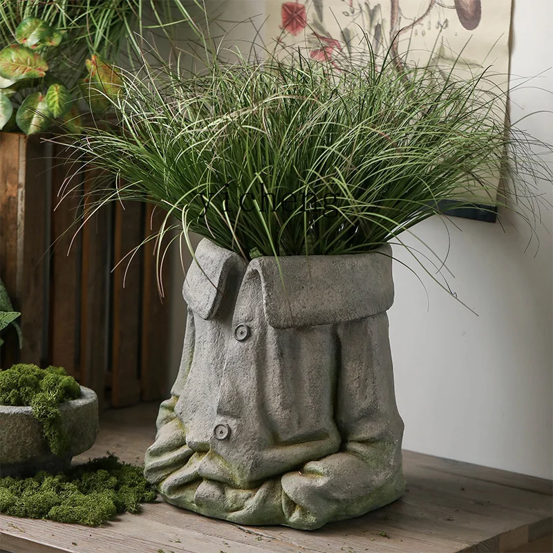 

ZYA Floor-standing Outdoor Garden Courtyard Decorations Large Diameter Garden Arrangement Ornaments