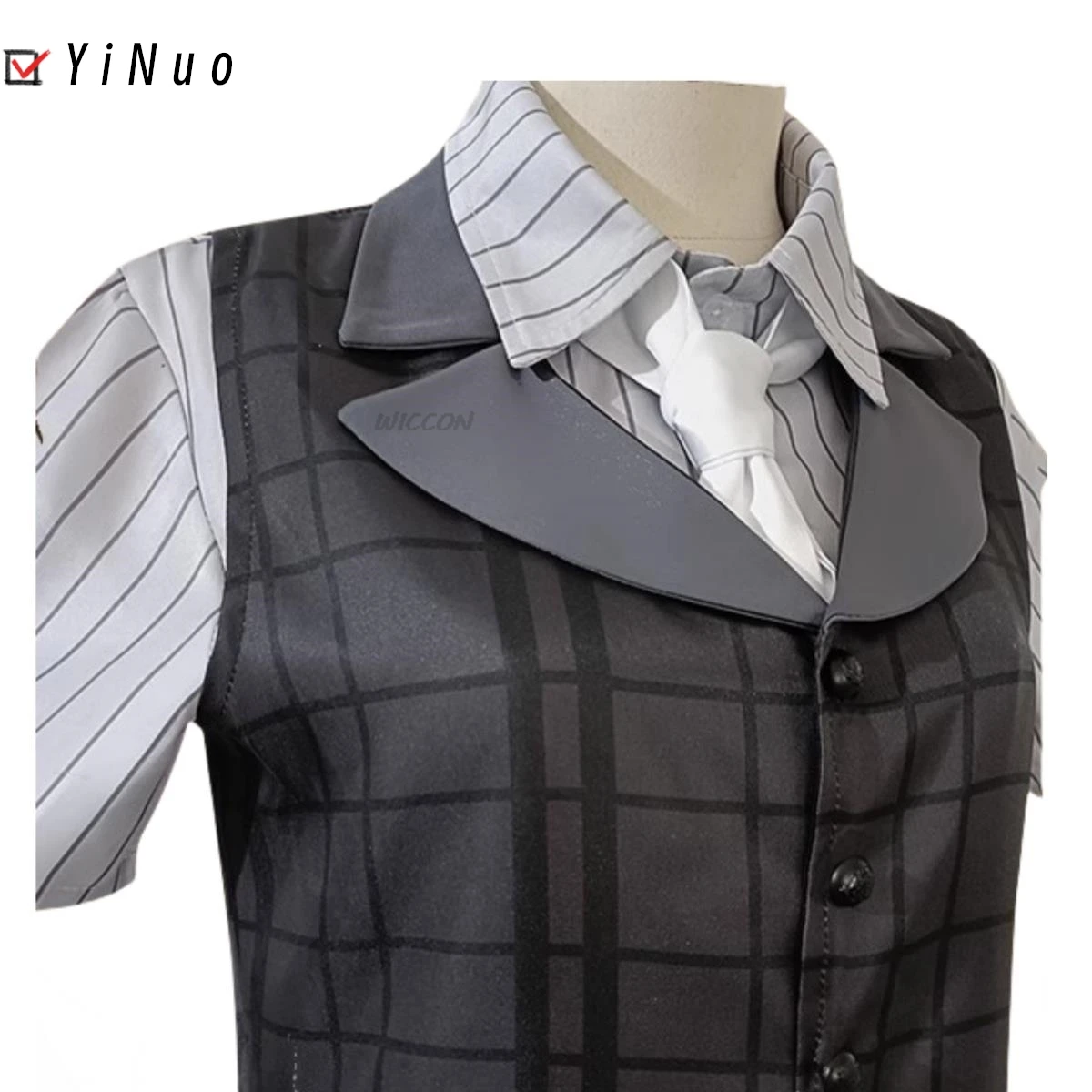 الهوية الخامس أنيمي لعبة ايسوب كارل تأثيري حلي المحنط الذكرى الخامس الحد شعر مستعار الأبيض التكلفة موحدة رجل امرأة حفلة البدلة