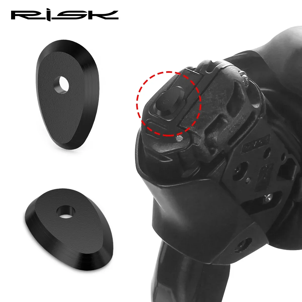 

RISK Road Bicycle Electronic Shift Lever Custom Button Washer for UT8170 / DA9270 Bike Derailleur System, 3D Printed Polymers