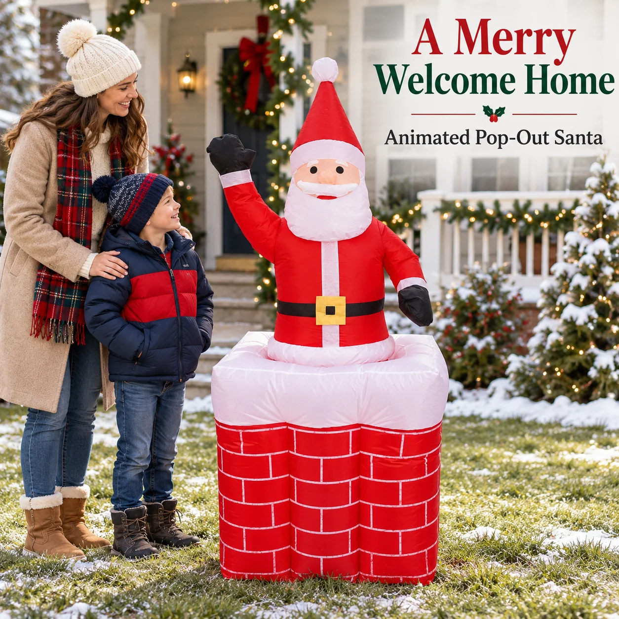 5ft Inflatable Santa Claus Pop - огляд і ціна Kids Yard Toys