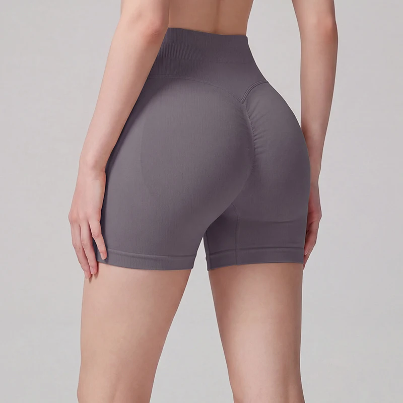 High Waist Seamless Yoga Shorts for Women Butt Lifting Tummy Control Gym Running Fitness Workout Leggings Female Clothing