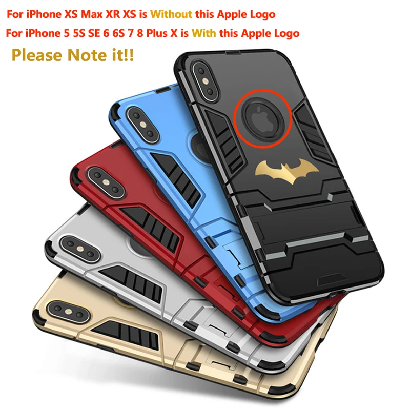 حافظة صلبة مضادة للصدمات لهاتف سامسونج S10 S9 Plus نوت 9 8 A30 آيفون 11 برو XS Max XR X 8 7 6 6s غطاء مسند مغناطيسي