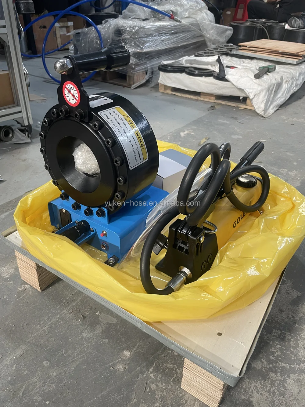 

1Inch Hydraulic Hose Crimper Hand-Operated PLC Gear Pump Motor High Efficiency Competitive Price Easy-to-Use 1 Year Warranty