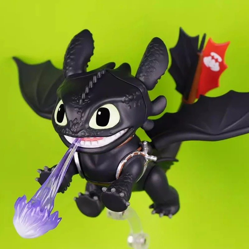 Figura de Acción Articulada de 9 cm de Toothless de la Serie 'Entrenar a tu Dragón', Nendoroid 2238, Versión Q, Figura de Anime Coleccionable, Juguete Decorativo, Regalo