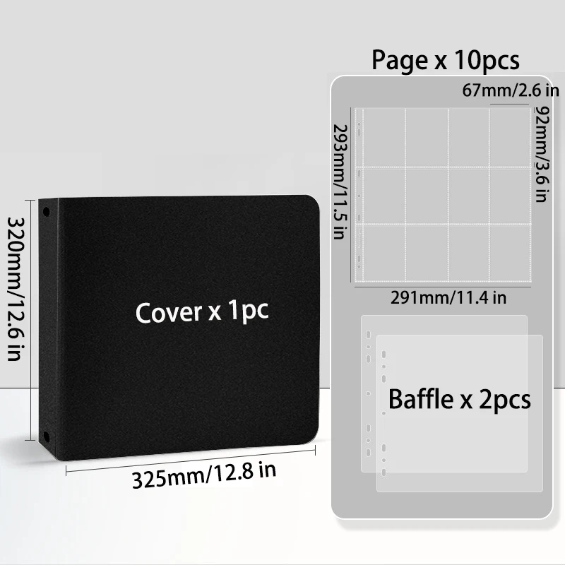 Photo Card Binder Kpop Photocards Holder Binder Large Capacity 3 inch Photo Album Sleeves Cover Idol Cards Collect Book 포토카드 바인더 image 3