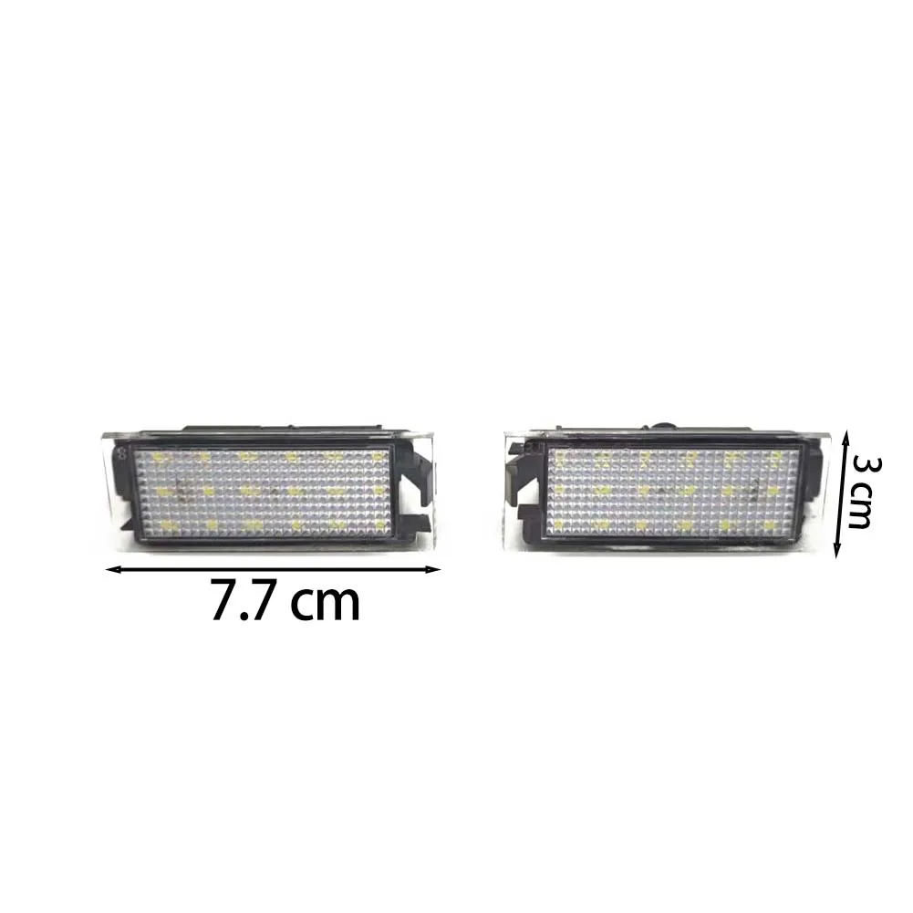 License Plate Light Lamp Replacement For Renault Clio Espace Duster Laguna Logan Master Megane Trafic Twingo Twizy Vel Satis