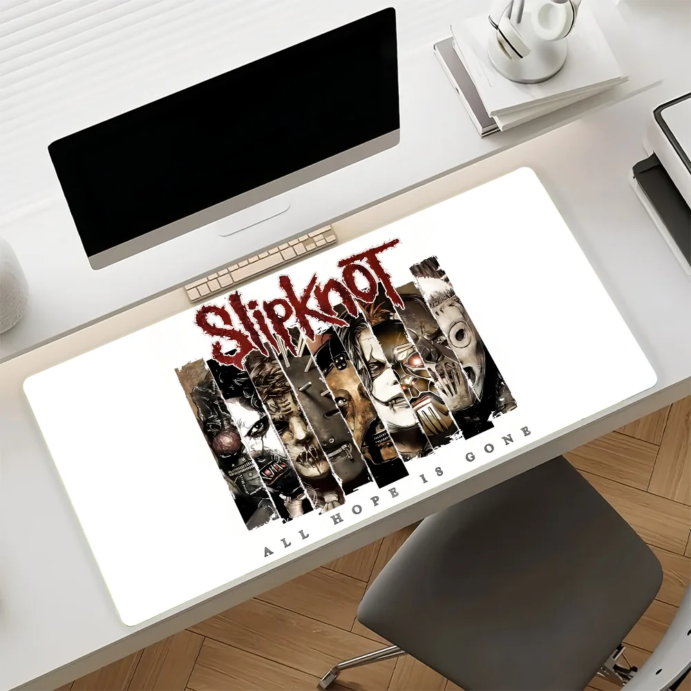 Band S-Slipknot-T Mouse Pad Large Non-Slip Waterproof Mat Stitched Edge Keyboard Pad for Gaming Daily Office