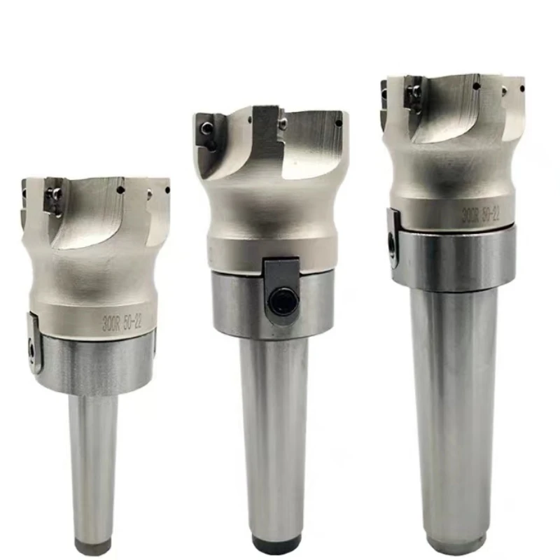 MT2 MT3 MT4 FMB22 maniglia per fresatura frontale Mohs + BAP400R 50 22 4T 63 22 4T testa per fresa frontale + 10 pezzi APMT1604 lama in metallo duro