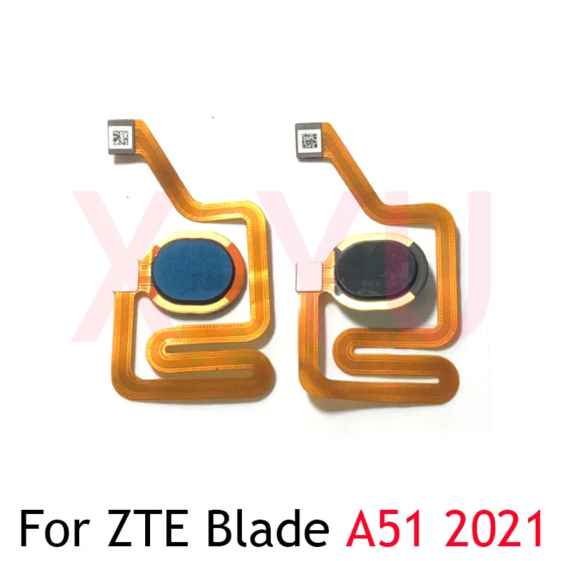 For ZTE Blade A51 A71 2021 Home Button Fingerprint Sensor Return Power Flex Cable