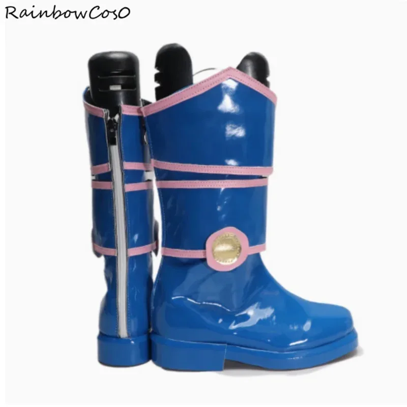 أسود الساحر فتاة الظلام الساحر فتاة يو جي أوه تأثيري أحذية الأحذية لعبة أنيمي هالوين عيد الميلاد RainbowCos0 W4669