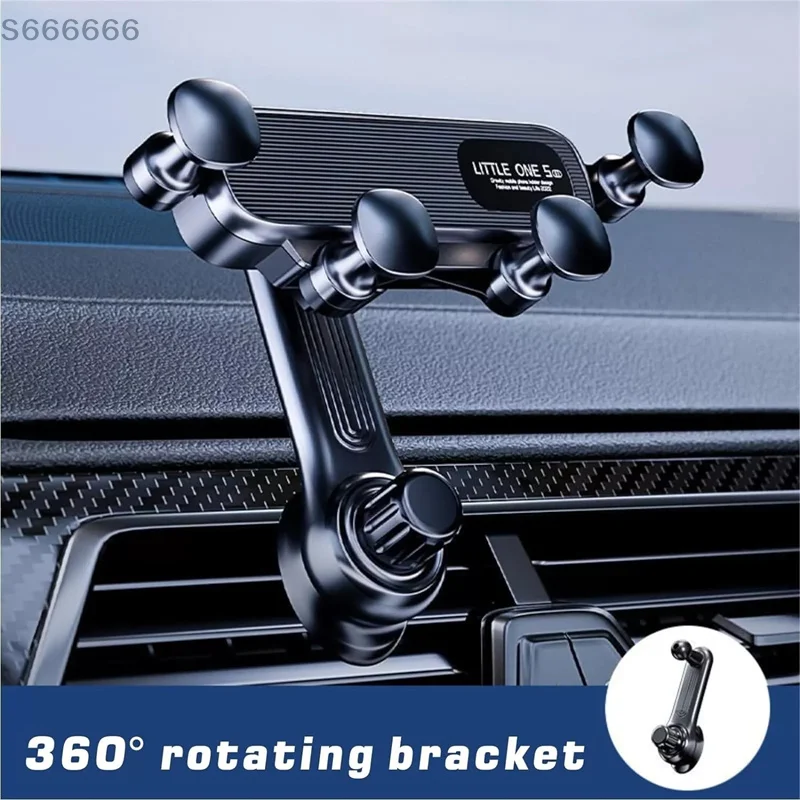 

1 PCS Car Phone Holder In Car Support For 4.7-7inch Telephone Car Stand 360 Rotate Air Vent Universal Mobile Phone Holder