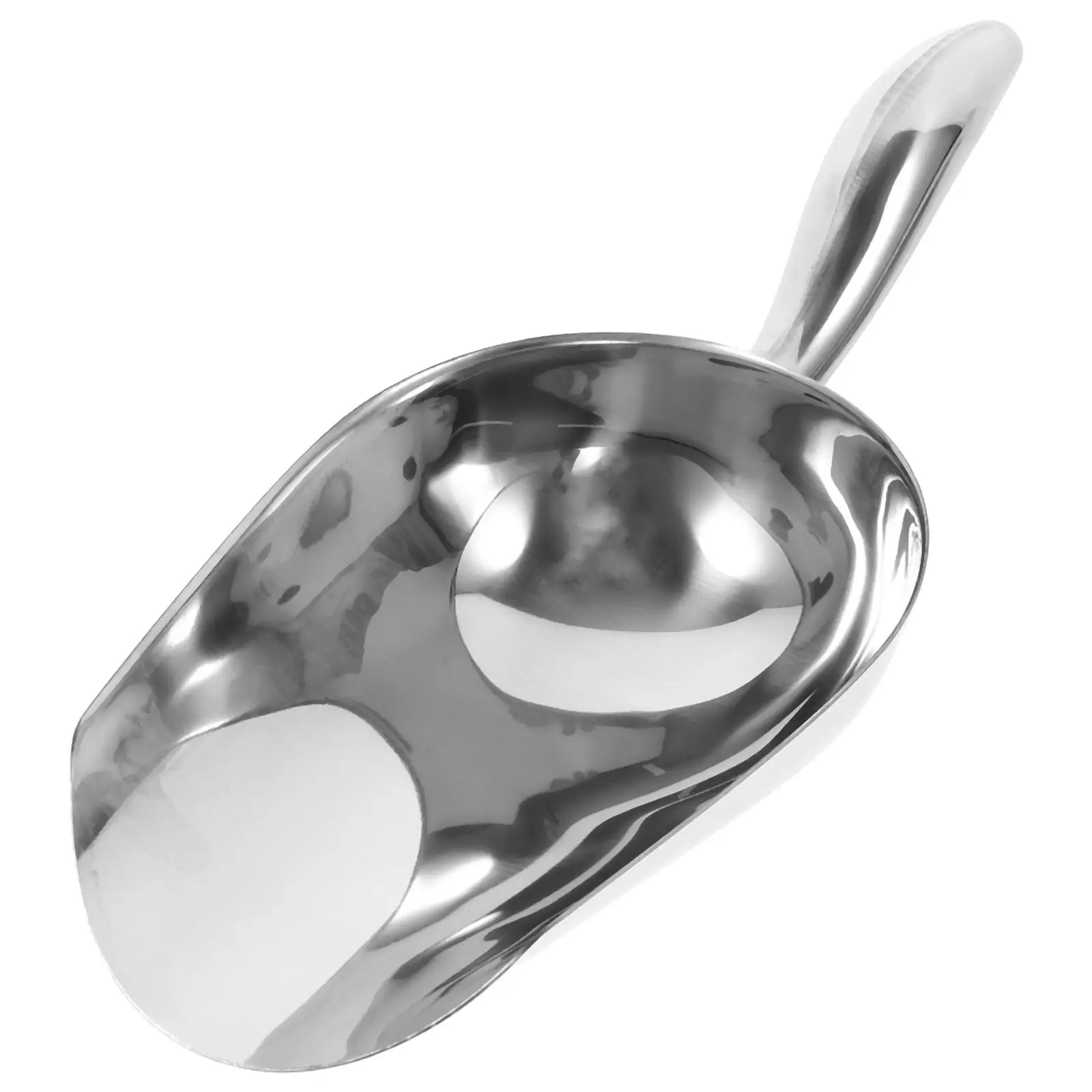 

Stainless Steel Flour Spoon Scoop 304 Thickened Kitchen Accessory Ice Cube Storage Tool Grain Shovel Flour Spatula