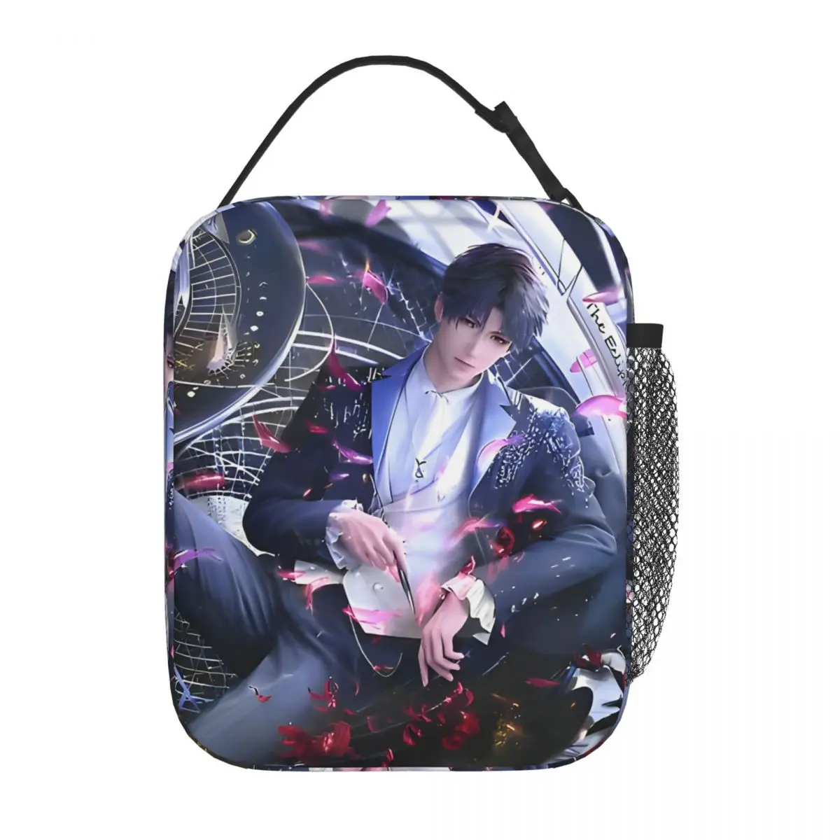 

Love And Deepspace Insulated Lunch Bags Thermal Bag Lunch Container Gaming Portable Tote Lunch Box Bento Pouch Work Picnic