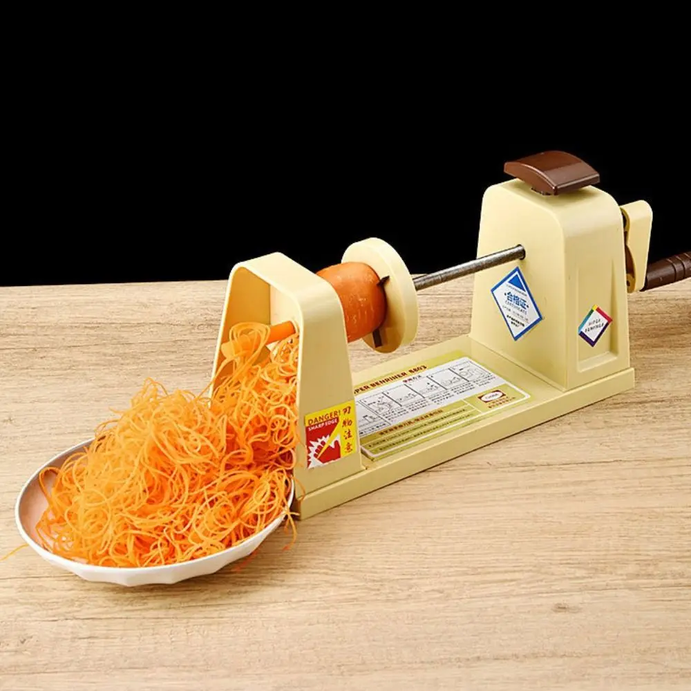 

ABS Vegetable Cutter Hand Crank Stainless Steel Sliced Potato Machine Multifunctional Automatic Grater Cucumber Cutting