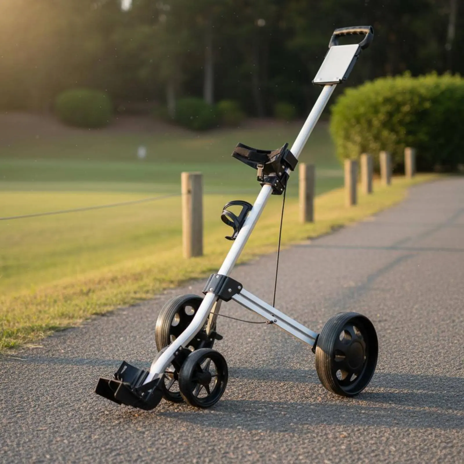 

Двухколесная спортивная тележка для толкания и тяги, компактная, складная, с прочной рамой и легкими вращающимися колесами, для начинающих